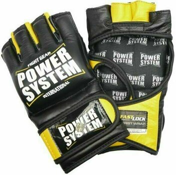 Boxing and MMA gloves Power System Katame Evo Yellow S/M Boxing and MMA gloves - 1