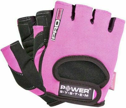 Fitness rukavice Power System Pro Grip Pink M Fitness rukavice - 1