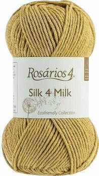 Pređa za pletenje Rosários 4 Silk 4 Milk Ecológico 119 Mustard - 1