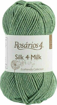 Pletací příze Rosários 4 Silk 4 Milk Ecológico 117 Green Pletací příze - 1