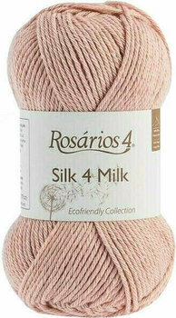 Pređa za pletenje Rosários 4 Silk 4 Milk Ecológico 105 Light Pink Pređa za pletenje - 1