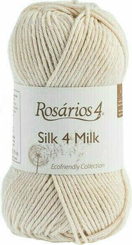 Fire de tricotat Rosários 4 Silk 4 Milk Ecológico 103 Light Beige - 1
