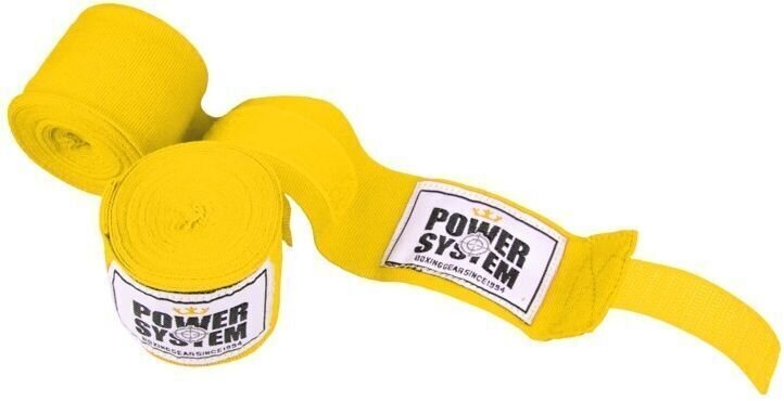 Boxerská bandáž Power System Boxerská bandáž Yellow 4 m