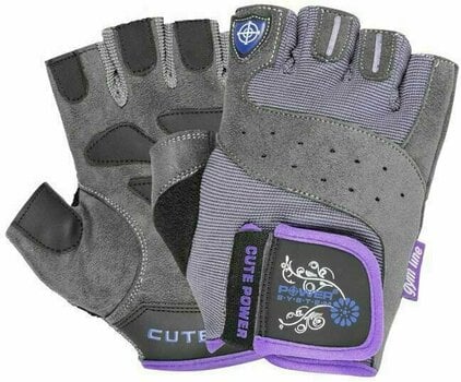 Fitness Gloves Power System Cute Power Purple L Fitness Gloves - 1
