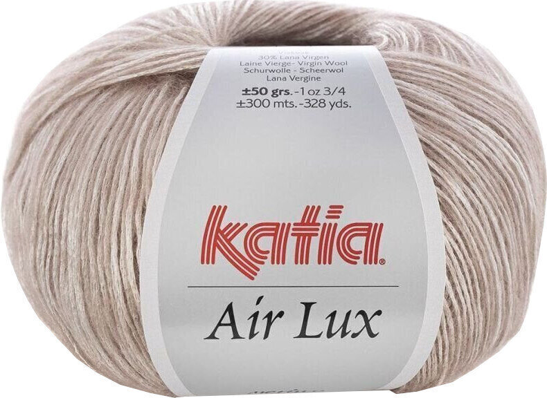 Knitting Yarn Katia Air Lux 79 Fawn Brown