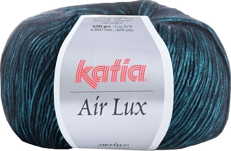 Neulelanka Katia Air Lux 66 Pastel Turquoise/Black