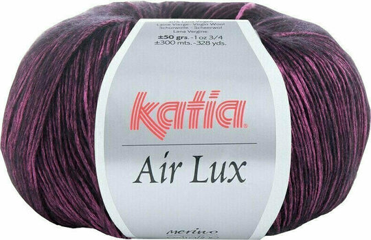 Fil à tricoter Katia Air Lux 64 Rose/Black Fil à tricoter - 1