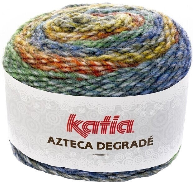 Hilo de tejer Katia Azteca Degradé 500 Multicolor Hilo de tejer