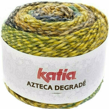 Knitting Yarn Katia Azteca Degradé 502 Pistachio/Turquoise/Dark Blue - 1