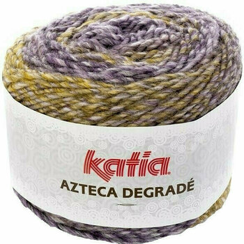Плетива прежда Katia Azteca Degradé 505 Khaki/Light Lilac/Lilac - 1