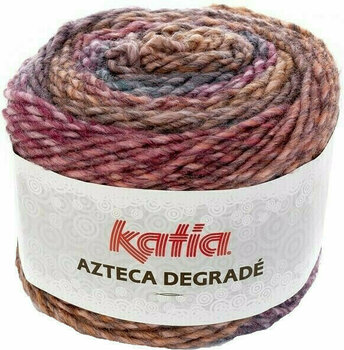 Fire de tricotat Katia Azteca Degradé 506 Green Blue/Orange/Fuchsia - 1