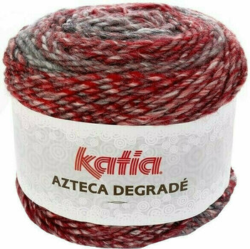 Fil à tricoter Katia Azteca Degradé 508 Red/Grey/Black Fil à tricoter - 1