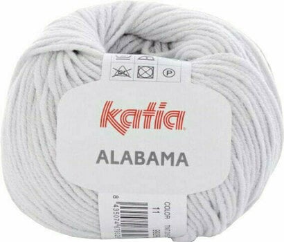 Fil à tricoter Katia Alabama 11 Light Grey - 1