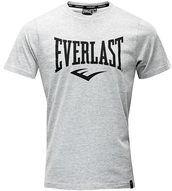 Träning T-shirt Everlast Russel Heather Grey S Träning T-shirt