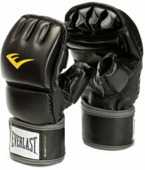 Luvas de boxe e MMA Everlast Wristwrap Heavy Bag Gloves Black S/M - 1