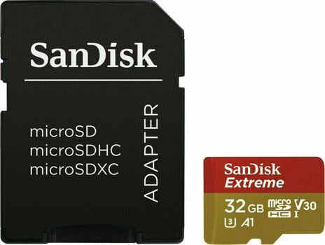 Cartão de memória SanDisk Extreme 32 GB SDSQXAF-032G-GN6AA Micro SDHC 32 GB Cartão de memória - 1