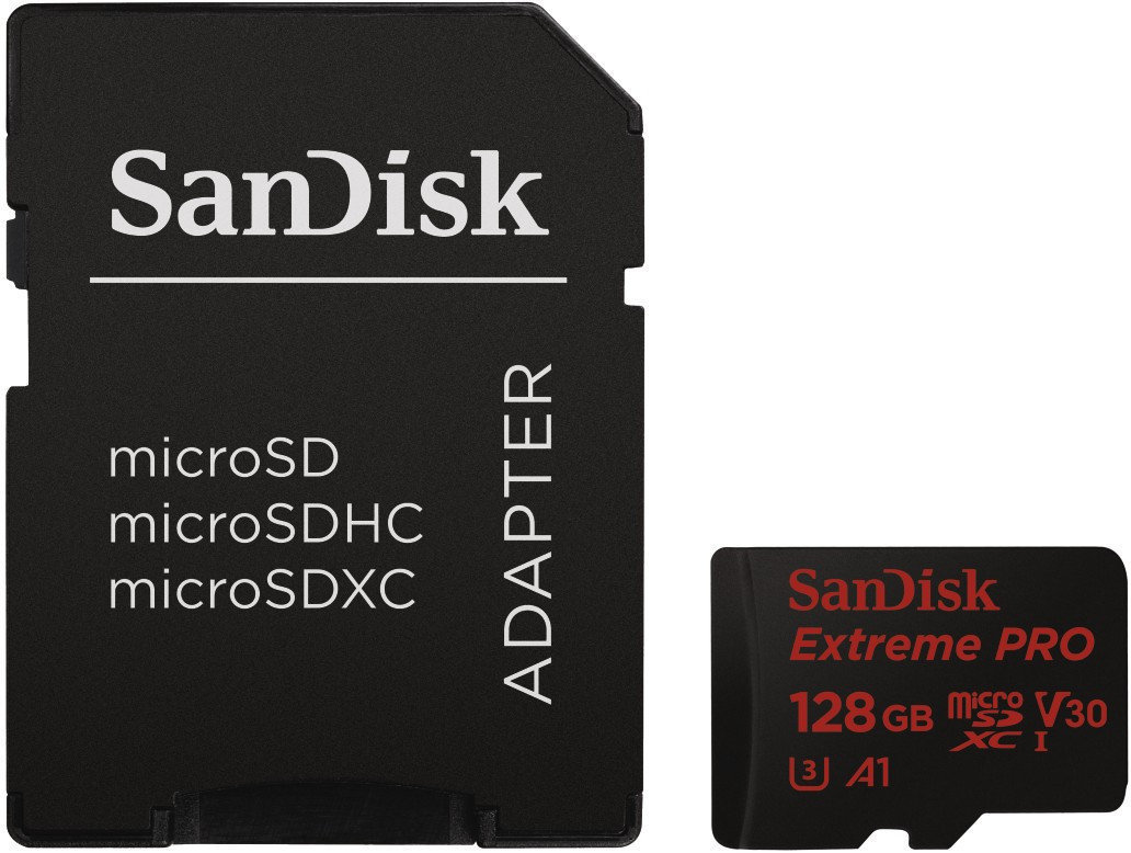Carte mémoire SanDisk SanDisk Extreme Pro microSDXC 128 GB 100 MB/s A1
