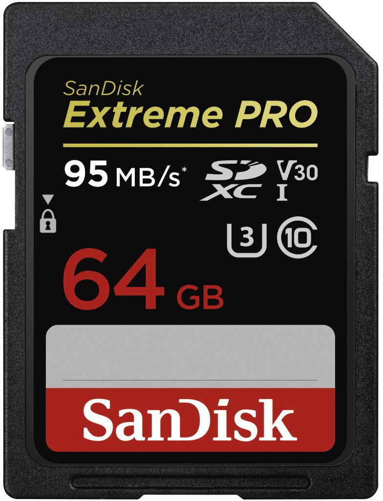 Карта памет SanDisk Extreme Pro SDHC UHS-I Memory Card 64 GB