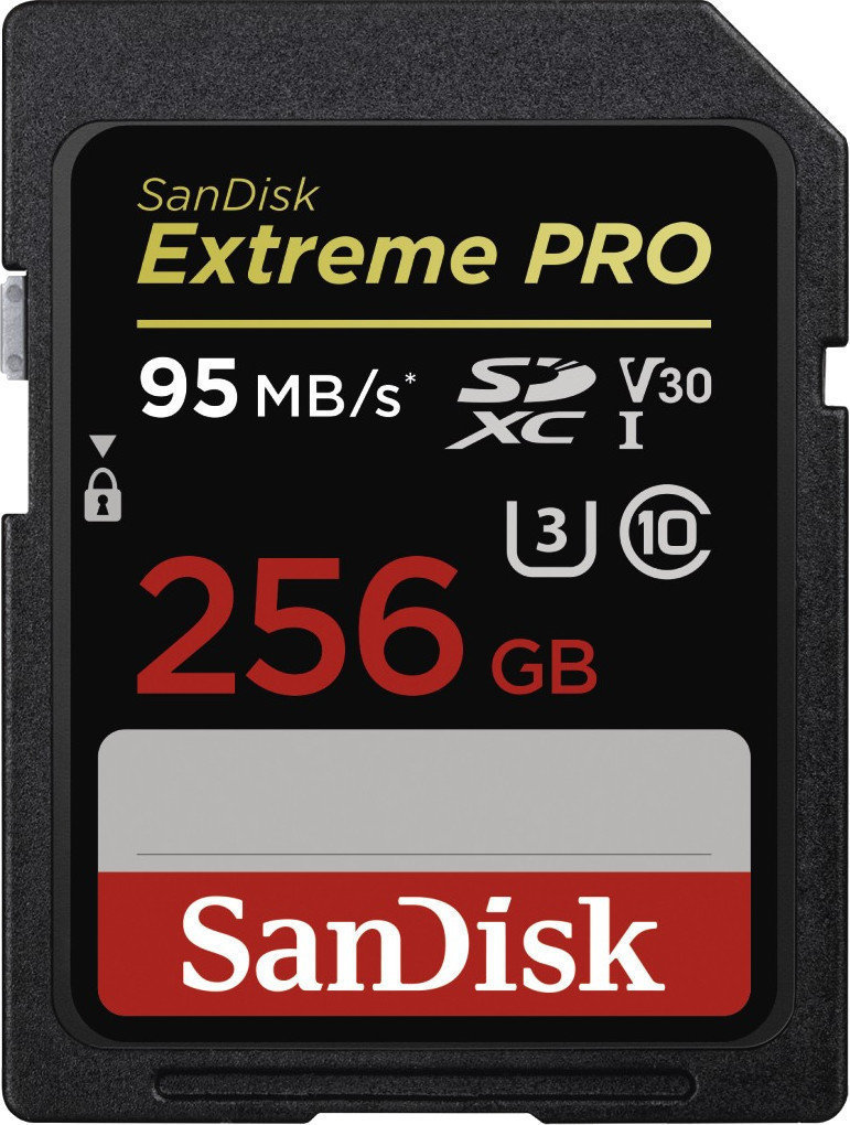 Paměťová karta SanDisk Extreme Pro SDXC UHS-I Memory Card 256 GB