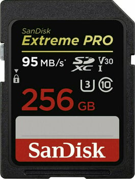 Cartão de memória SanDisk Extreme Pro SDXC UHS-I Memory Card 256 GB - 1