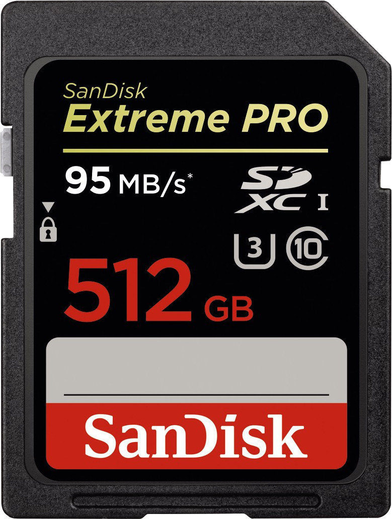 Geheugenkaart SanDisk Extreme Pro SDXC UHS-I Memory Card 512 GB