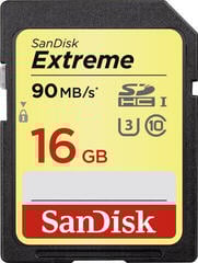 Memorijska kartica SanDisk Extreme 16 GB SDSDXNE-016G-GNCIN SDHC 16GB Memorijska kartica