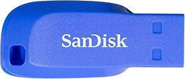 USB Flash Laufwerk SanDisk FlashPen-Cruzer Blade 64 GB SDCZ50C-064G-B35BE Electric Blue