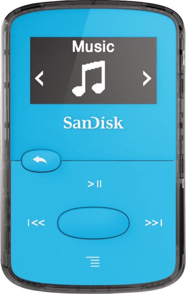 Leitor de música portátil SanDisk Clip Jam Blue