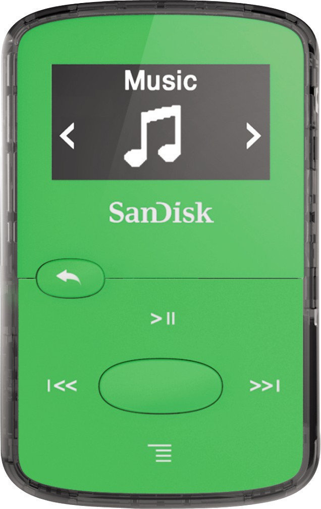 Przenośny odtwarzacz kieszonkowy SanDisk Clip Jam Zielony