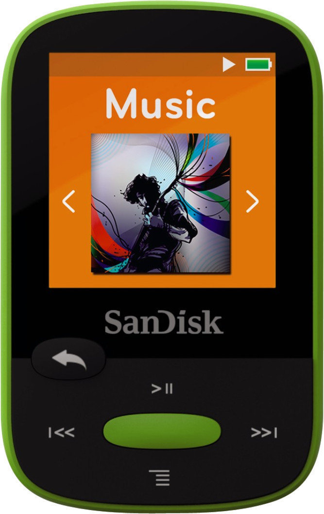 Kompakter Musik-Player SanDisk Clip Sport Green