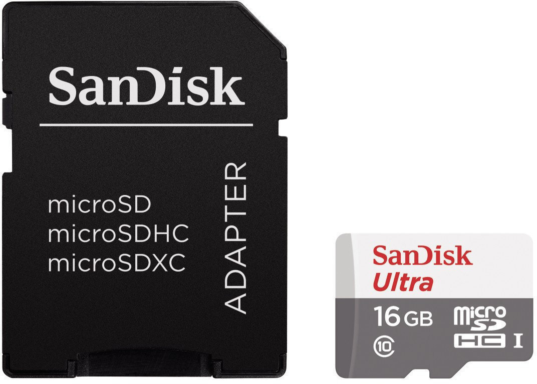 Scheda di memoria SanDisk Ultra 16 GB SDSQUNS-016G-GN3MA