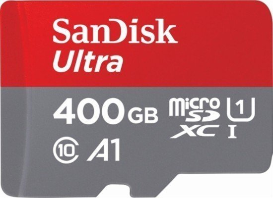 Carte mémoire SanDisk Ultra 400 GB SDSQUAR-400G-GN6MA Micro SDXC 400 GB Carte mémoire