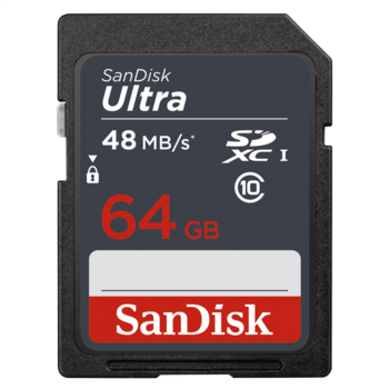 Cartão de memória SanDisk Ultra 64 GB SDSDUNB-064G-GN3IN SDXC 64 GB Cartão de memória - 1