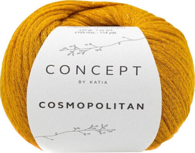 Knitting Yarn Katia Cosmopolitan 80 Mustard
