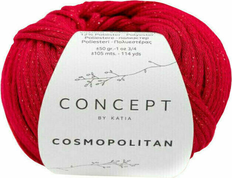 Mezgimo siūlai Katia Cosmopolitan 82 Red - 1