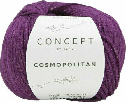 Knitting Yarn Katia Cosmopolitan 93 Maroon - 1