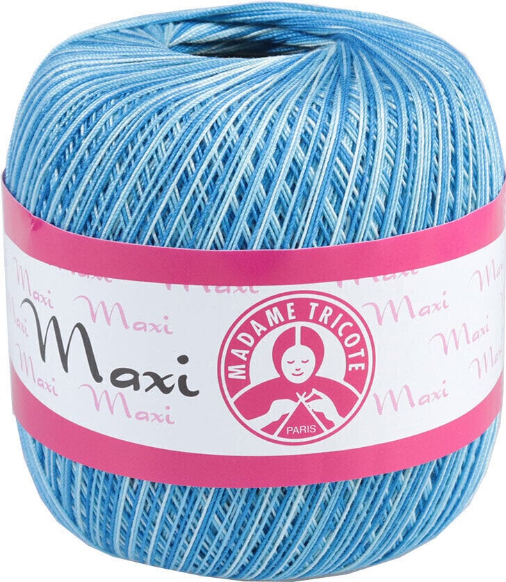Fio de croché Madame Tricote Paris Maxi 0199 Ombré Blue