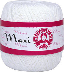 Háčkovací příze Madame Tricote Paris Maxi 1000 White Háčkovací příze