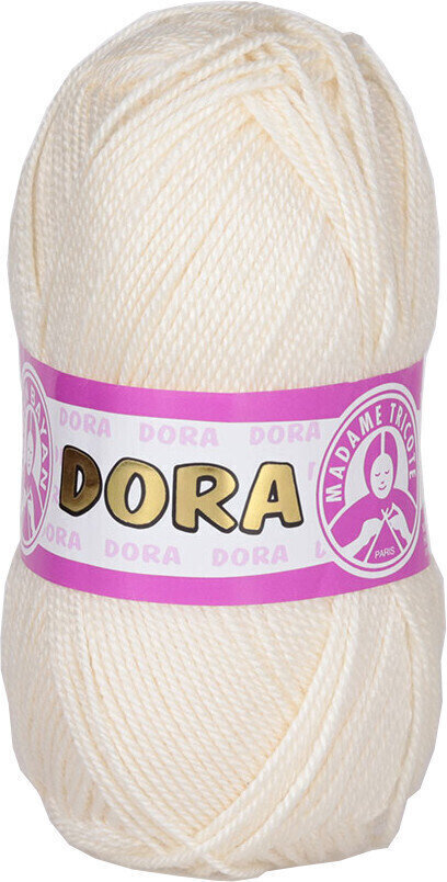 Fil à tricoter Madame Tricote Paris Dora 004 Cream Fil à tricoter