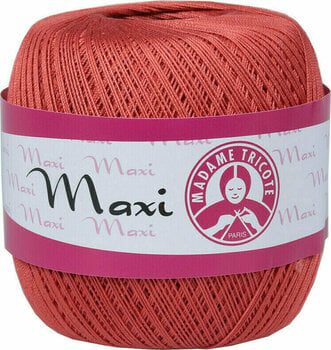 Плетене на една кука прежда Madame Tricote Paris Maxi 4910 Coral - 1