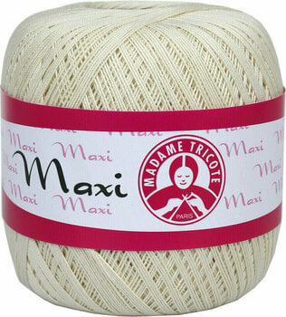 Плетене на една кука прежда Madame Tricote Paris Maxi 6194 Linen - 1