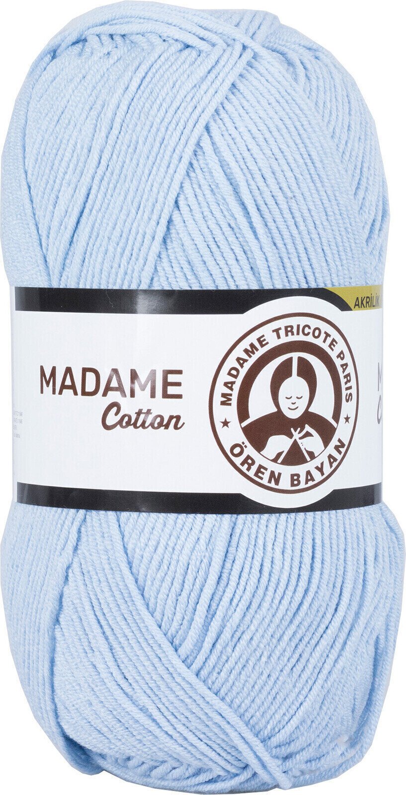Плетива прежда Madame Tricote Paris Madame Cotton 014 Light Blue