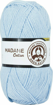 Przędza dziewiarska Madame Tricote Paris Madame Cotton 014 Light Blue - 1