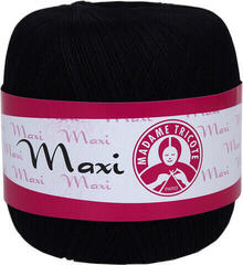 Háčkovací příze Madame Tricote Paris Maxi 9999 Black Háčkovací příze