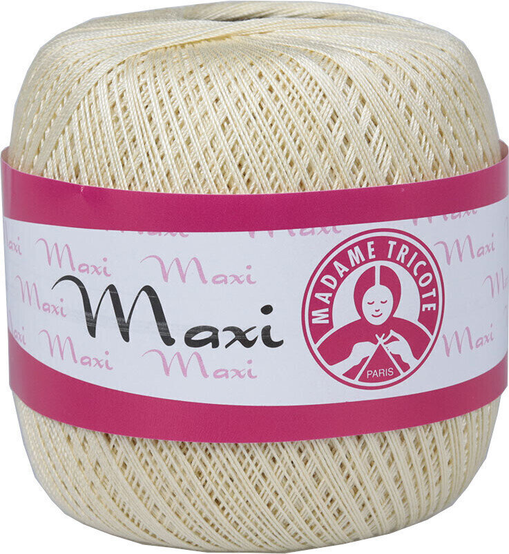 Fil de crochet Madame Tricote Paris Maxi 6375 Cream Fil de crochet