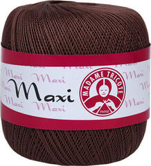 Háčkovací příze Madame Tricote Paris Maxi 4655 Dark Brown Háčkovací příze