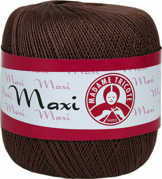 Crochet Yarn Madame Tricote Maxi 4655 Dark Brown - 1