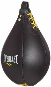 боксова чанта Everlast Leather Speed Bag Черeн - 1