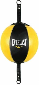 Punching bag Everlast Leather Double-end Bag Black Black-Yellow 0,8 kg - 1