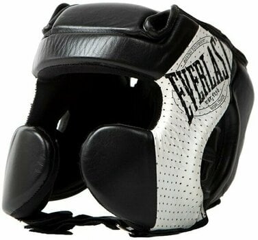 Protecteur pour arts martiaux Everlast 1910 Headgear Noir-Blanc M/L - 1